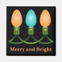 Navidades alumbran Trio Naranja y Blue Magnet