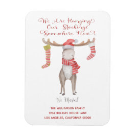 Imán Navidades amables moose hemos movido vacaciones
