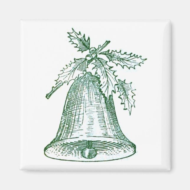 Imán Navidades amordazan con Holly (Frente)