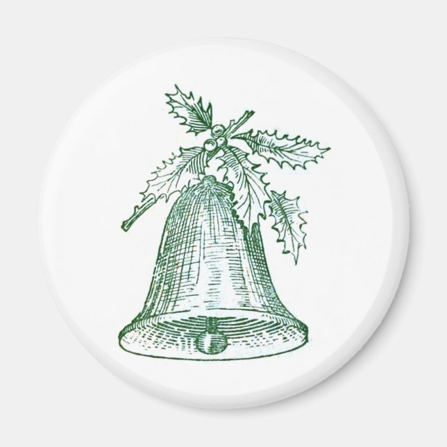 Imán Navidades amordazan con Holly (Frente)