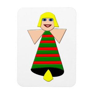 Imán Navidades Ángel Bell Premium Magnet