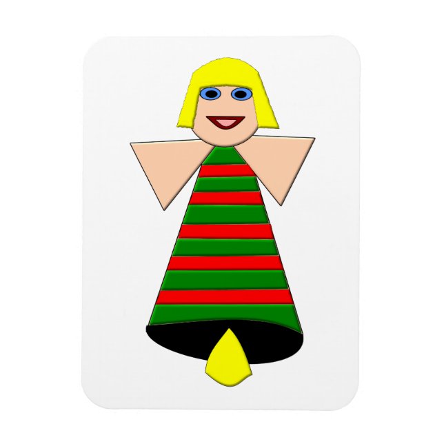Imán Navidades Ángel Bell Premium Magnet (Vertical)