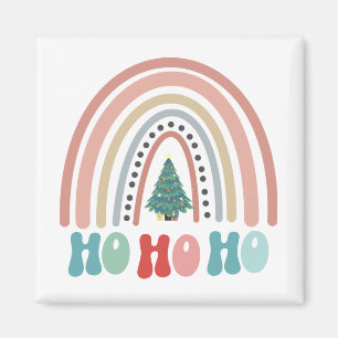 Imán Navidades arcoíris con hohoho