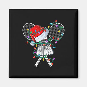 Imán Navidades Badminton Navidad Gorra deportivo de San
