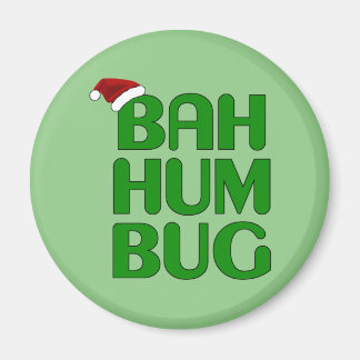 Imán Navidades Bah Humbug Shirt Art-Xmas Humbug Santa