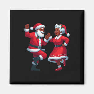 Imán Navidades bailando Santa Señora de los afroamerica