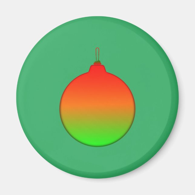 Imán Navidades Ball Ornament Magnet (Frente)