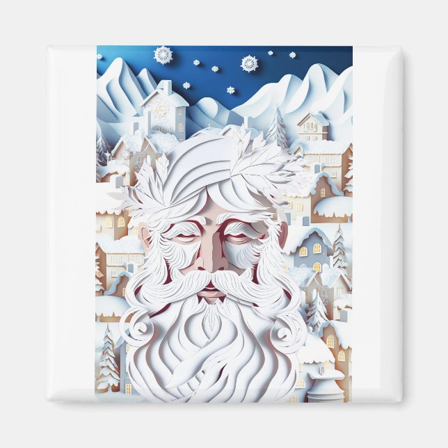 IMÁN NAVIDADES BLANCOS (Frente)