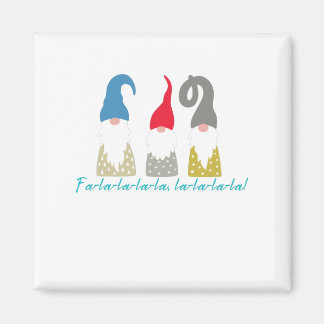 Imán ¡Navidades blancos Fa-la-la-la-la-la-la!