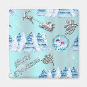 Imán Navidades Blue de Winter Wonderland