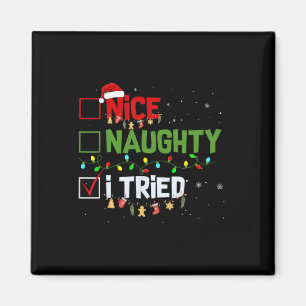 Imán Navidades Bonita traviesa que probé divertidas nav