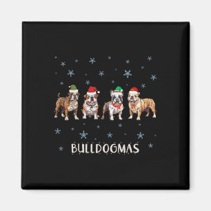 Imán Navidades bulldoges