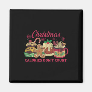 Imán Navidades calorías no cuentan cookies