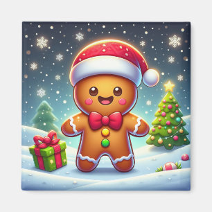 Imán Navidades caprichosos/hombre de pan de jengibre de