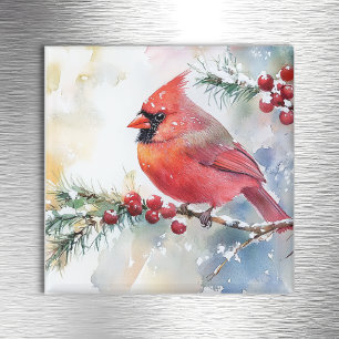 Imán Navidades Cardinal