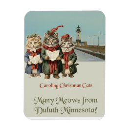 Imán Navidades cargando gatos Duluth Minnesota