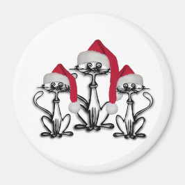 Imán Navidades Caroling Cats Joyous Fun