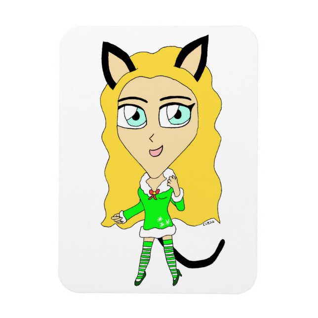 Imán Navidades chibi (Vertical)