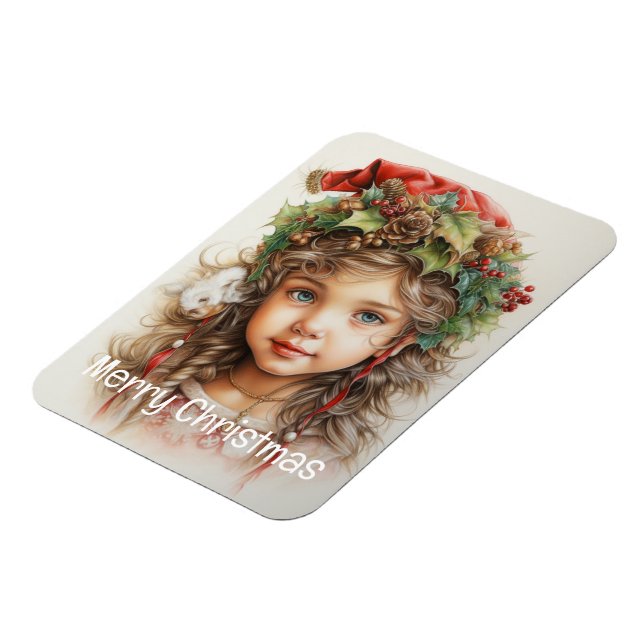 Imán Navidades Chica Personalizado 17 de 25 (Lado Izquierdo)