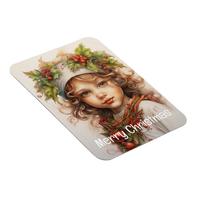 Imán Navidades Chica Personalizado 23 de 25 (Lado Derecho)