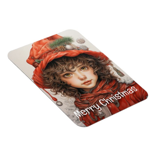 Imán Navidades Chica Personalizado 2 de 25 (Lado Derecho)