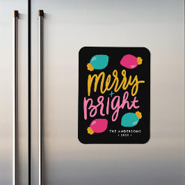 Imán Navidades con mora y brillante iluminan vacaciones