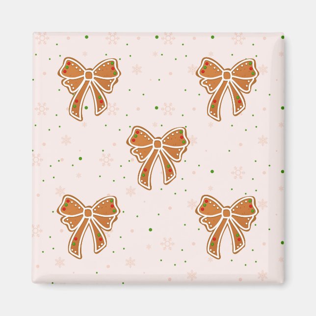 Imán Navidades Cookie Bows (Frente)