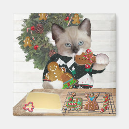Imán Navidades Cookie Kitten Magnet