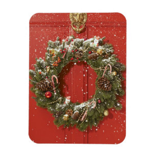 Imán Navidades coronaban una puerta