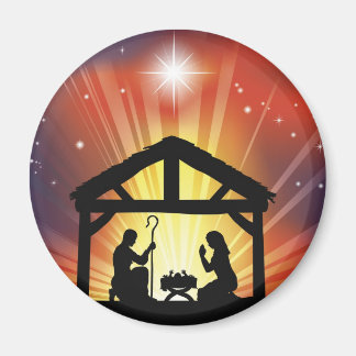 Imán Navidades cristianos tradicionales Natividad