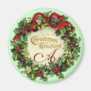 IMÁN NAVIDADES CRUZADOS CON MISTLETAS Y BARRIOS SANOS