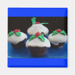 Imán Navidades Cupcakes