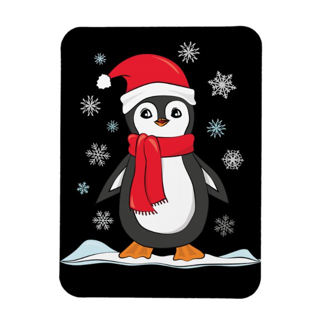 Imán Navidades Cute Penguin (Vertical)