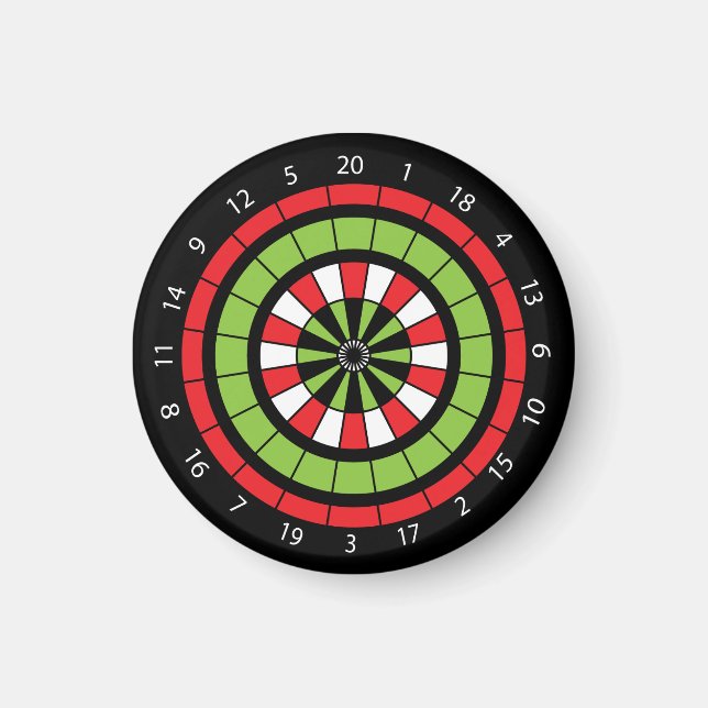 Imán Navidades Dartboard (Frente)
