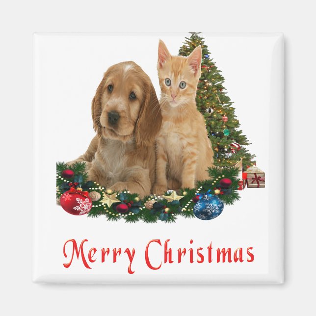 Imán Navidades de animales (Frente)