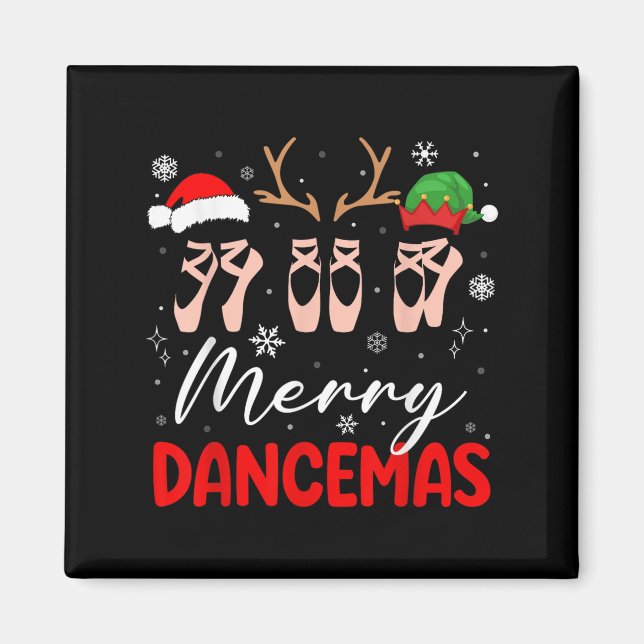 Imán Navidades de bailes de cerezo Ballet Smono Ss Cute (Frente)
