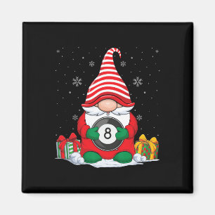 Imán Navidades de Billiard Ball Gnomes Cute Billiard Ba