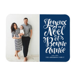 Imán Navidades de Blue Joyeux Noël et Bonne Année Foto