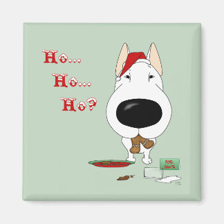 Imán Navidades de Bull Terrier