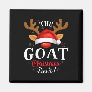 Imán Navidades de cabra de la familia Deer Pjs Xmas