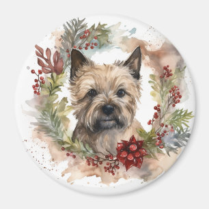 Imán Navidades de Cairn Terrier en una presentación fes