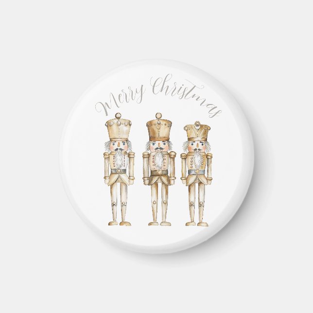 Imán Navidades de cazatalentos de oro (Frente)