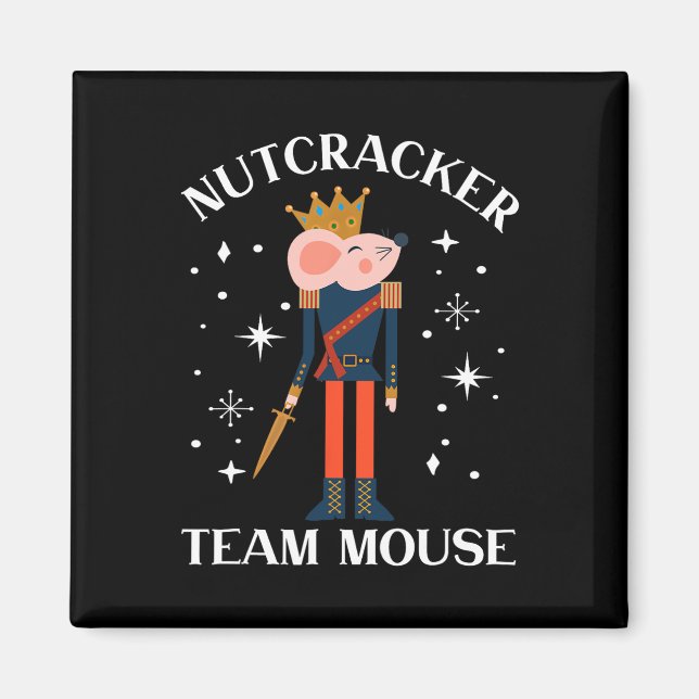 Imán Navidades de cazatalentos de Team Mouse bailan un  (Frente)