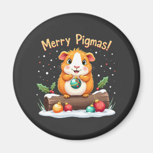 Imán Navidades de Cerdo de Merry Pigmas Guinea