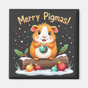 Imán Navidades de Cerdo de Merry Pigmas Guinea