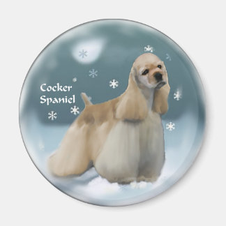 Imán Navidades de Cocker Spaniel Regalos