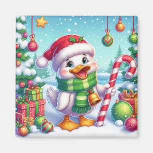Imán Navidades de color lindo patán