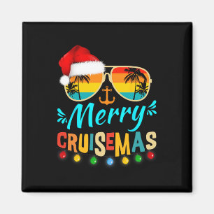 Imán Navidades de cruceros Santa Reindeer