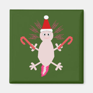 Imán Navidades de Cute Axolotl
