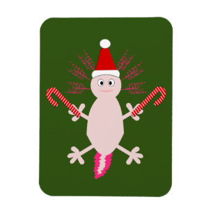 Imán Navidades de Cute Axolotl